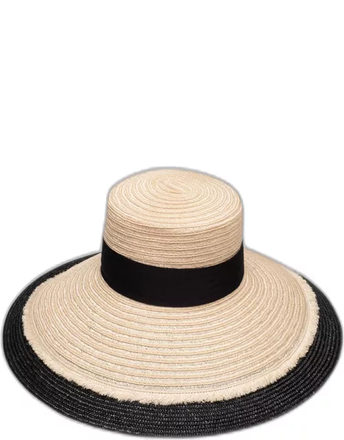 Mirabel Hemp Large Brim Hat