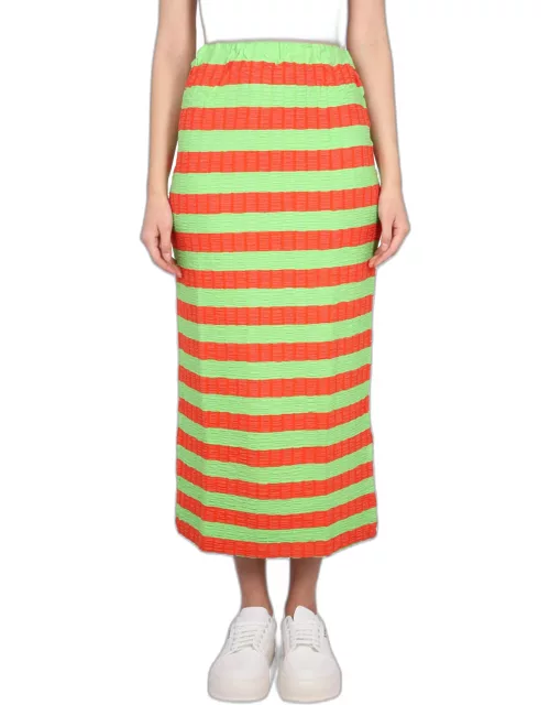 sunnei striped skirt