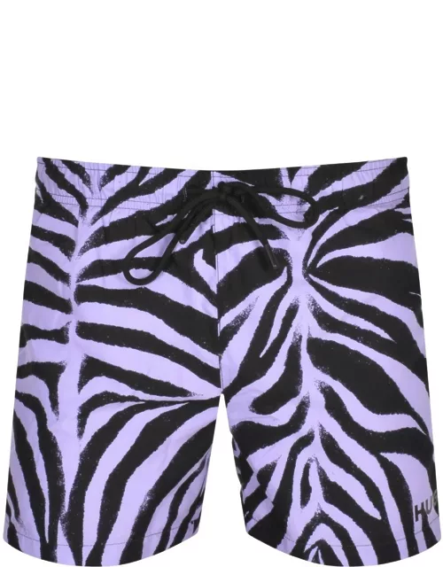 HUGO Zeb Swim Shorts Purple