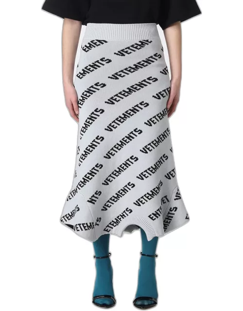 Skirt VETEMENTS Woman colour Grey