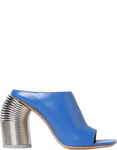 Heeled Sandals OFF-WHITE Woman colour Blue