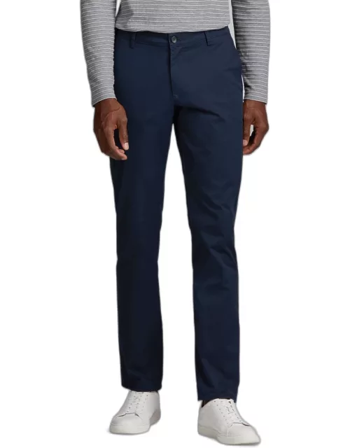 JoS. A. Bank Men's Comfort Stretch Slim Fit Chinos, Navy