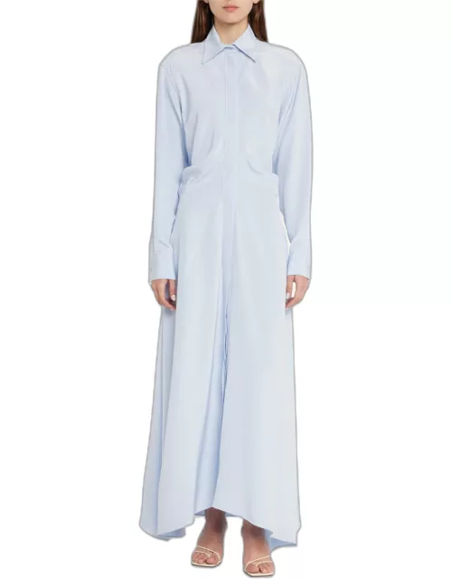 The Charlotte Button-Front Maxi Shirtdres