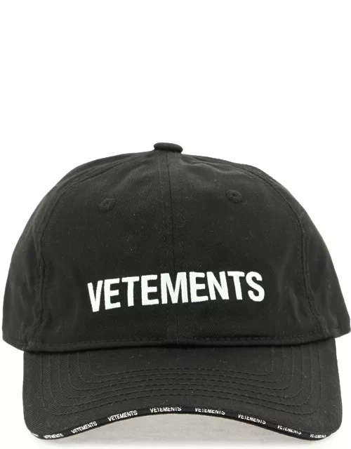 VETEMENTS Baseball Cap With Embroidered Logo