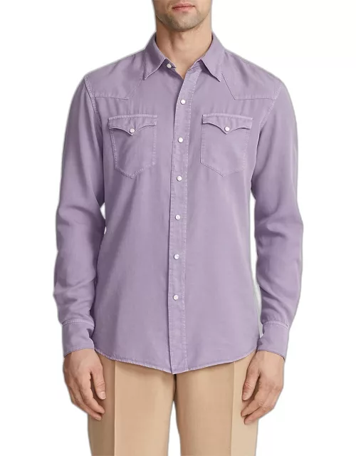 Men's Aspen Western Garment-Dyed Shirt