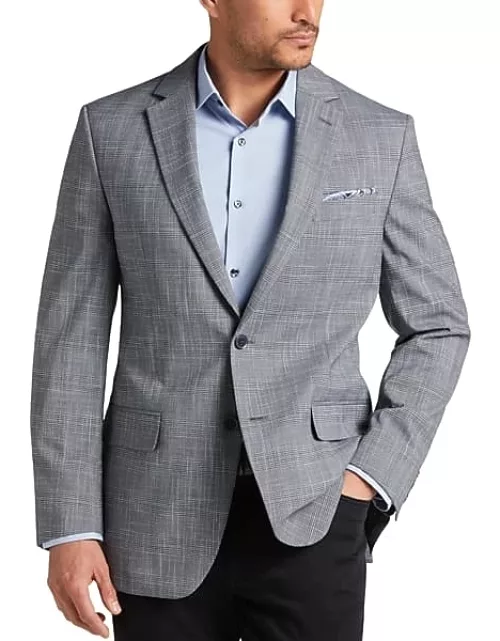 Collection by Michael Strahan Men's Michael Strahan Classic Fit Sport Coat Gray Plaid