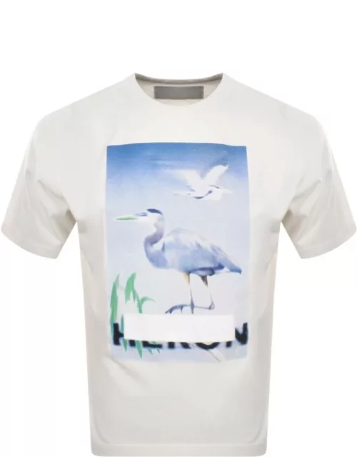 Heron Preston Censored Heron Logo T Shirt White