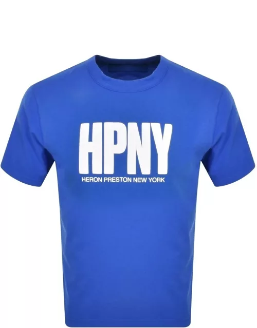 Heron Preston HPNY T Shirt Blue