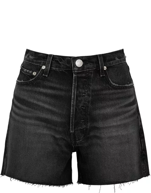 Rag & Bone Vintage Cut Off Stretch-denim Shorts, Shorts, Black