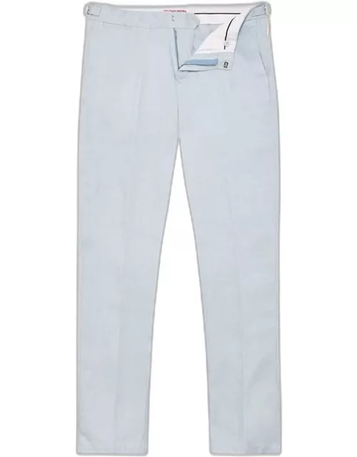 Griffon Linen - Light Island Sky Tailored Fit Linen Trouser