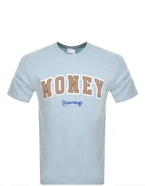 Money College Logo T Shirt Blue
