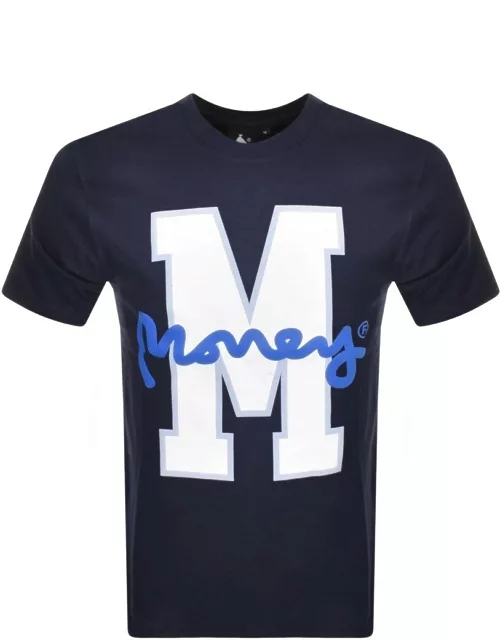 Money Big M T Shirt Navy