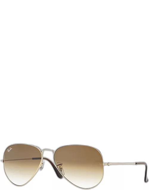 Mirrored Flash Aviator Sunglasse