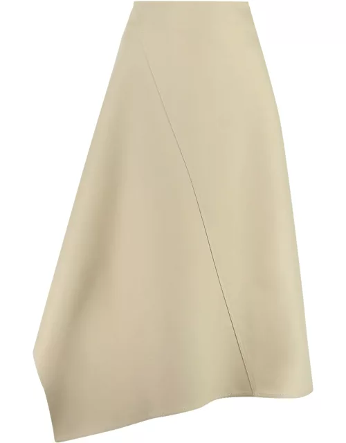 Bottega Veneta Cotton Midi Skirt