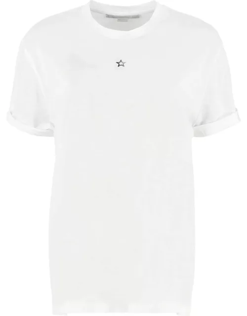 Stella McCartney Embroidered Star Detail Cotton T-shirt