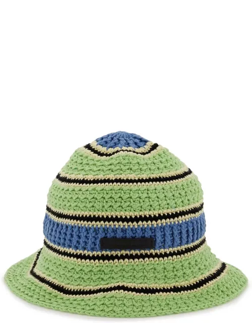 Stella McCartney Striped Crochet Hat