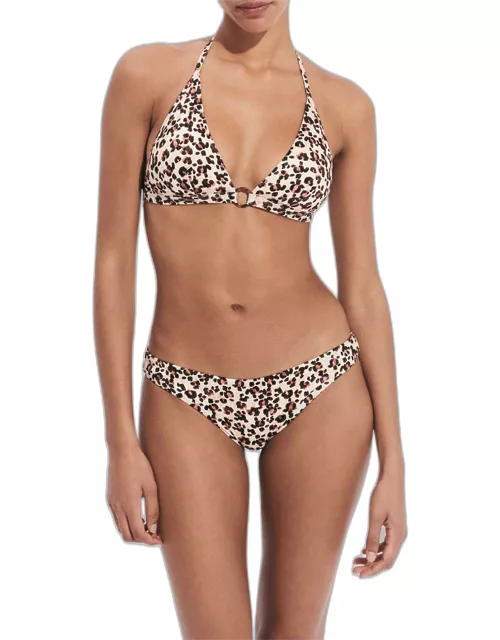 Turtles Leopard Jersey Bikini Top