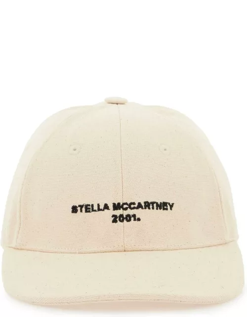 STELLA Mc CARTNEY BASEBALL CAP WITH EMBROIDERY