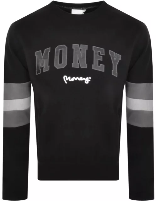 Money State Stripe Sweatshirt Black