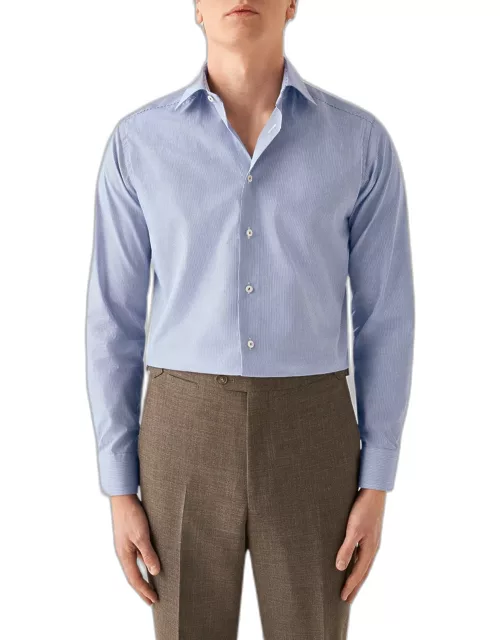 Men's Slim Fit Stripe Dress Shirt