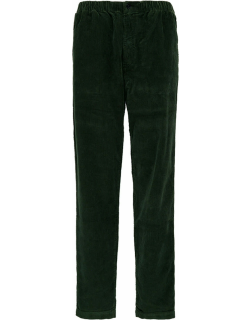 Kenzo Green Velvet Ribbed Trousers