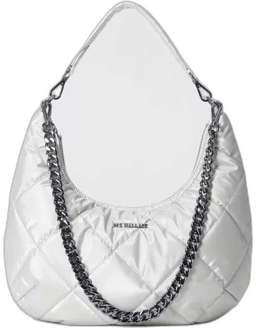 Bowery Metallic Quilted Nylon Shoulder Bag