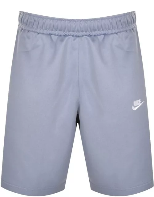 Nike Club Polyknit Jersey Shorts Blue