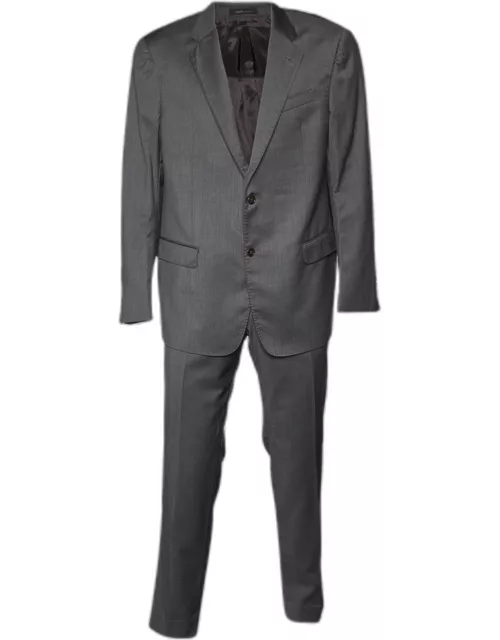 Armani Collezioni Grey Wool G-Line Suit