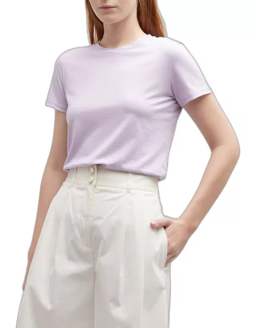Pima Cotton Short-Sleeve Crewneck T-Shirt
