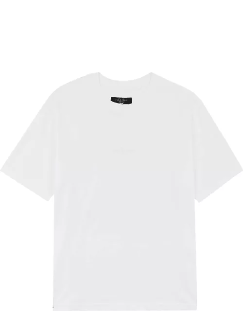 Rag & Bone Theo Logo-print Cotton T-shirt - White