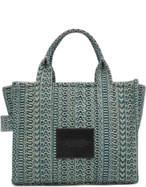 The Washed Monogram Denim Small Tote Bag