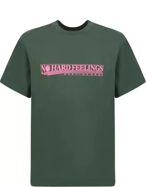 Martine Rose No Hard Felling Dark Green T-shirt