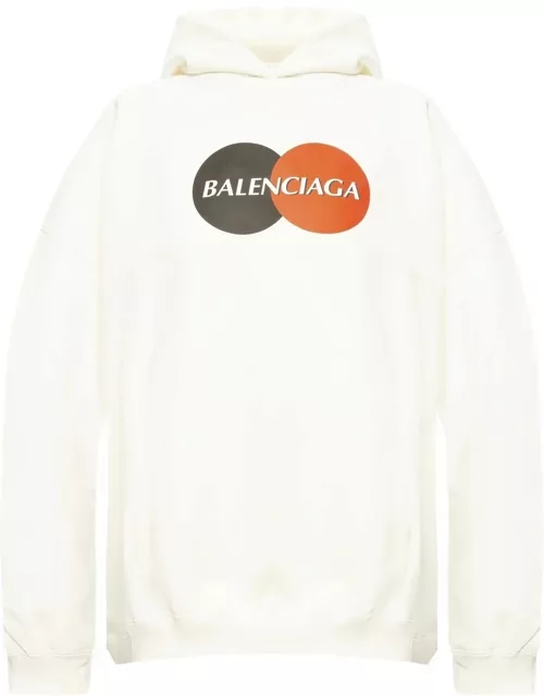 Balenciaga Logo Hooded Sweatshirt