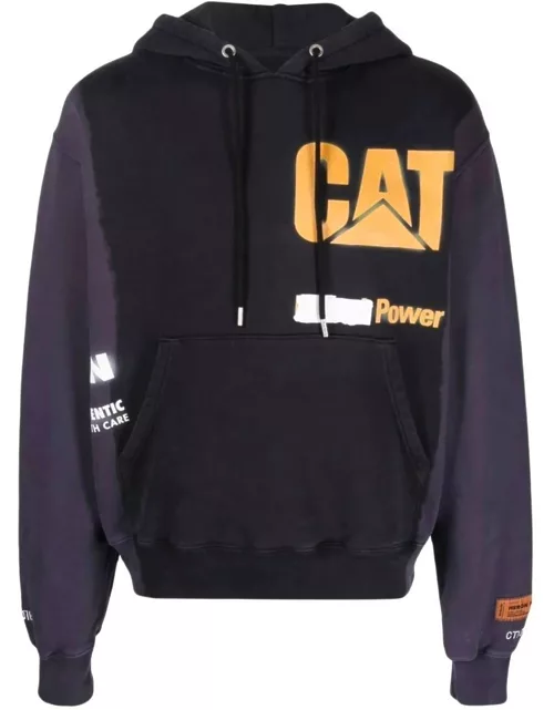 HERON PRESTON Cat Hooded Sweatshirt