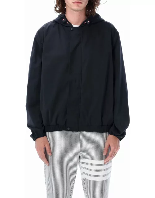 Thom Browne Relaxed Hoody Zip Front Jacket