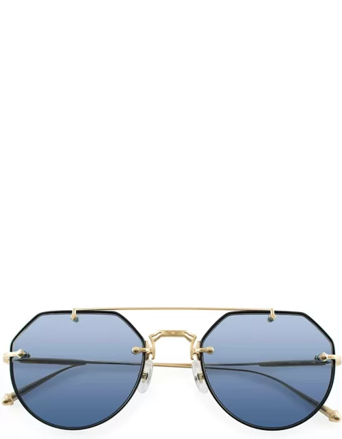 Matsuda M3121 - Black / Brushed Gold Sunglasse