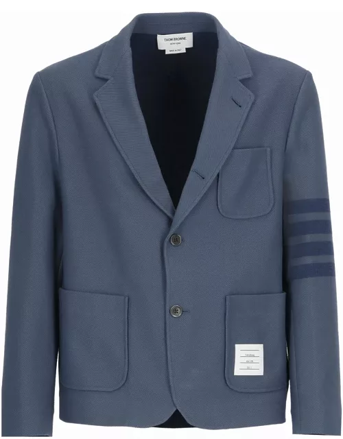 Thom Browne Cotton Single Breasted Jacket