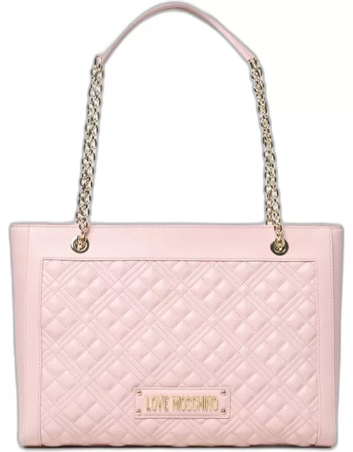 Shoulder Bag LOVE MOSCHINO Woman colour Nude