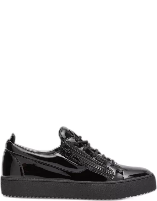 Men's Maylondon Patent Leather Low Top Sneaker