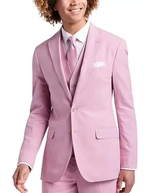 JOE Joseph Abboud Slim Fit Linen Blend Men's Suit Separates Jacket Purple