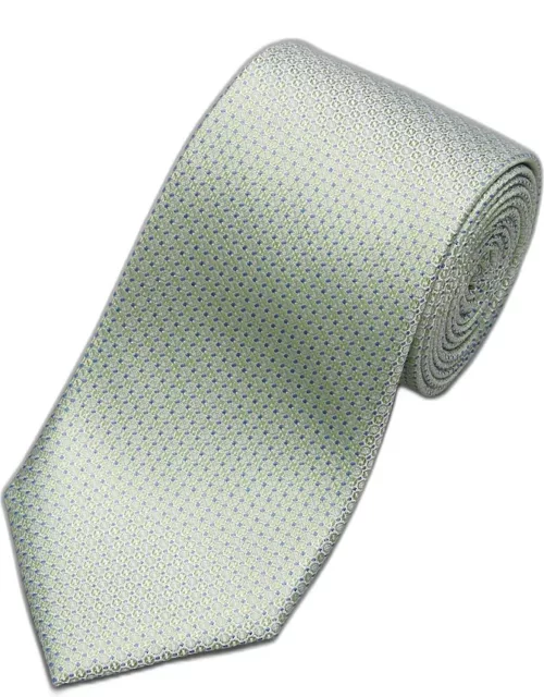 JoS. A. Bank Men's Traveler Collection Double Dot Tie, Green, One