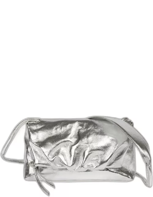 Mignon Mini Metallic Leather Shoulder Bag