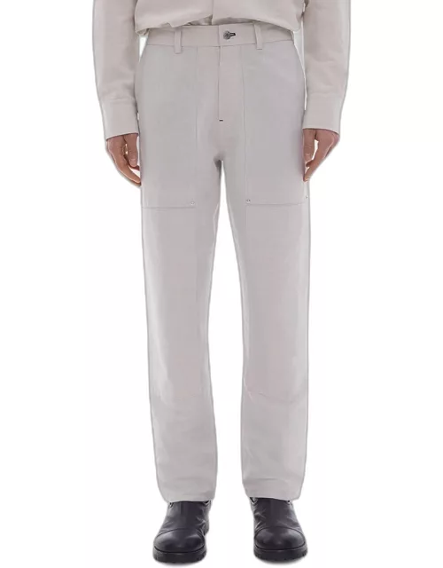 Men's Cotton-Linen Twill Carpenter Pant