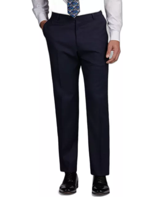 JoS. A. Bank Men's Traveler Collection Tailored Fit Suit Separates Pants, Blue