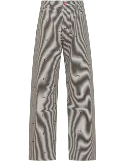 Kenzo Rinse Striped Jean