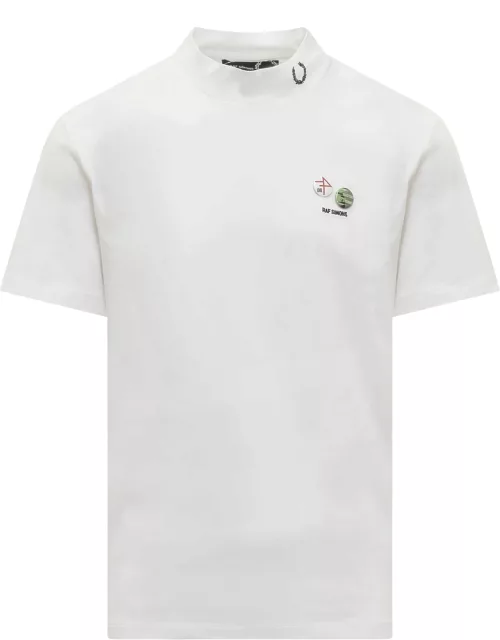 Fred Perry by Raf Simons Fred Perry X Raf Simons T-shirt With Pin