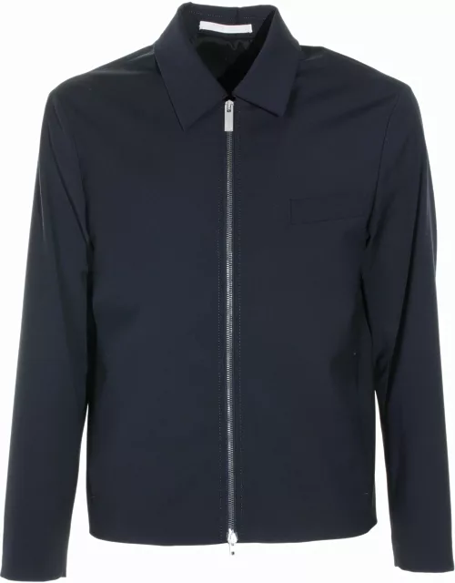 Paolo Pecora Jacket With Zip And Side Pocket