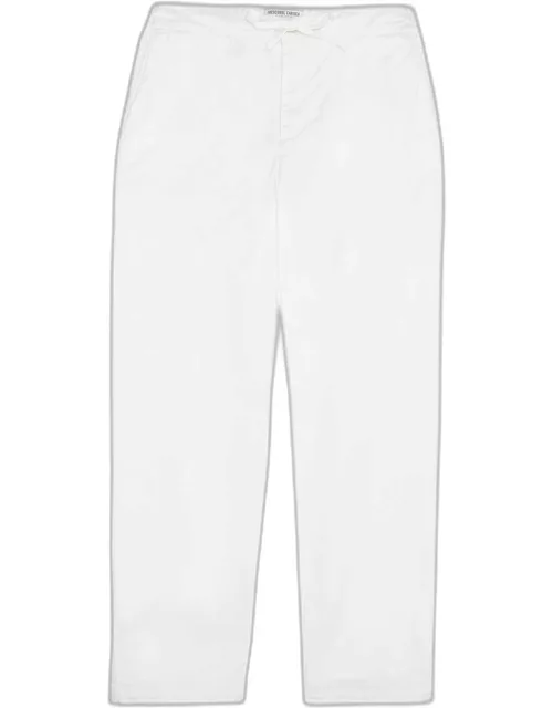 Mendes Cotton Trousers White