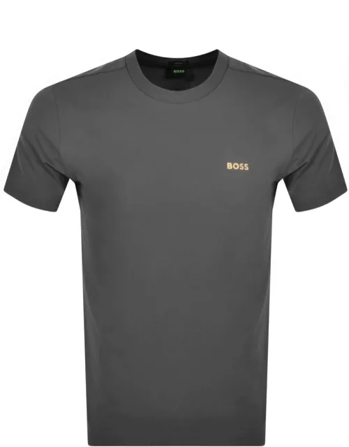BOSS Logo T Shirt Grey