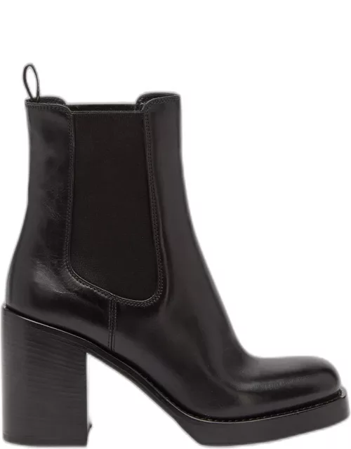 Leather Heeled Chelsea Boot
